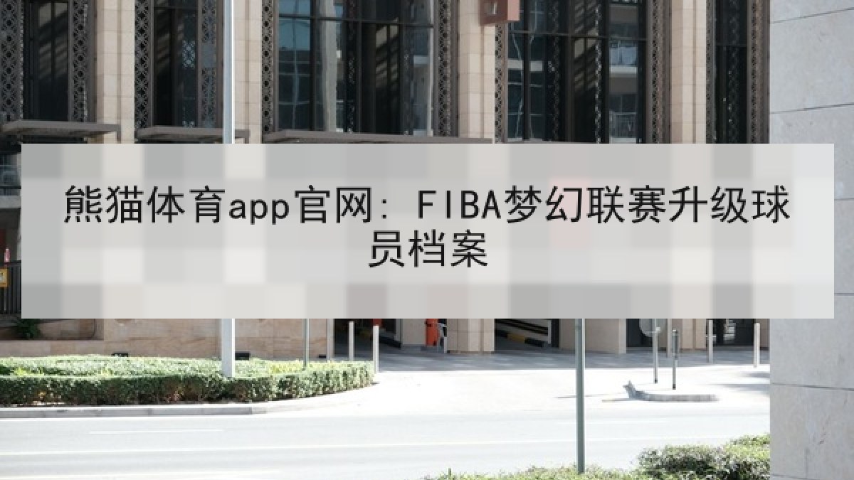 熊猫体育app官网: FIBA梦幻联赛升级球员档案